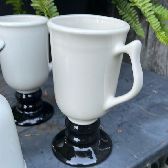 Hall 1272 long stem coffee Mugs, set of 4, NWOT - Picture 1 of 4